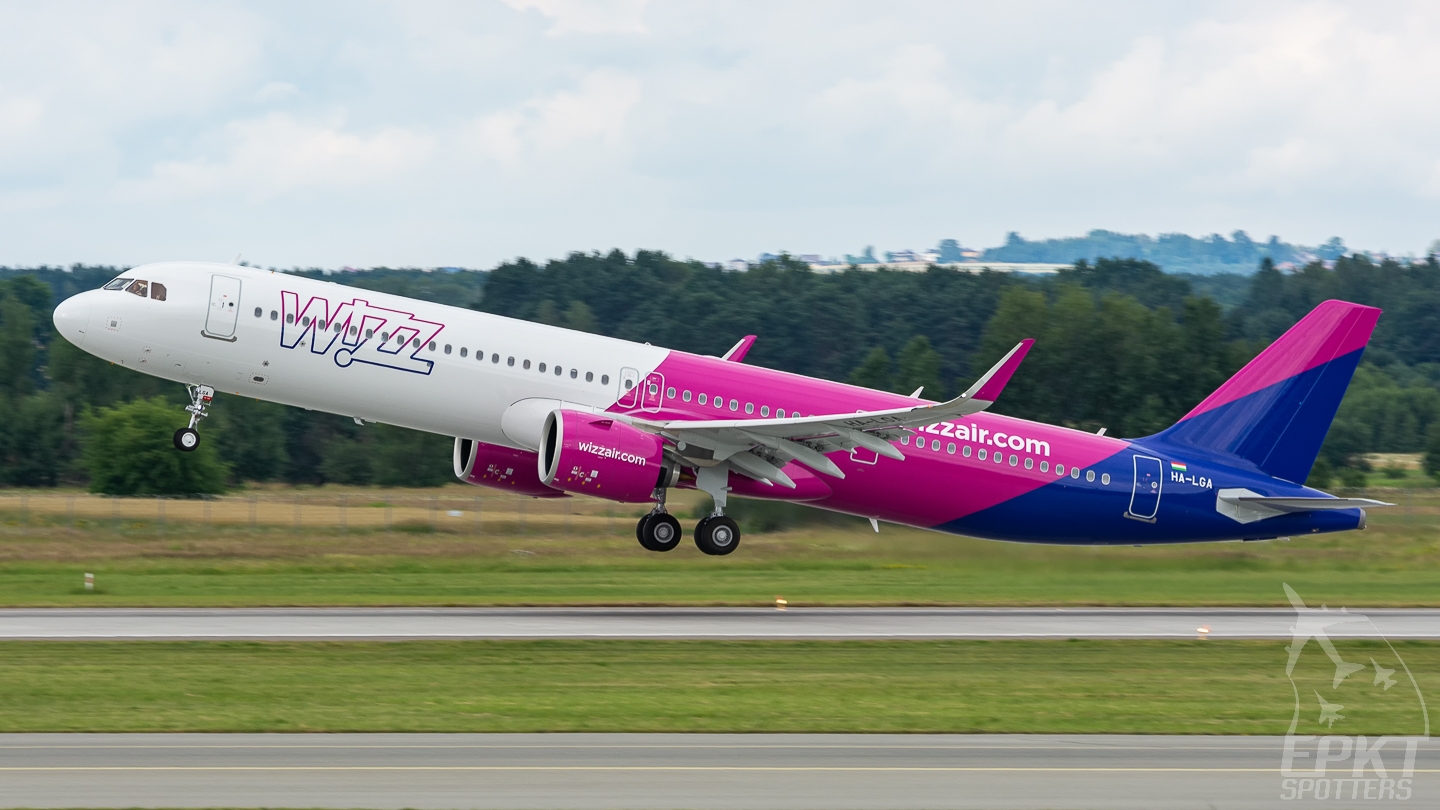 HA-LGA - Airbus A321 -271NX (Wizz Air) / Pyrzowice - Katowice Poland [EPKT/KTW]