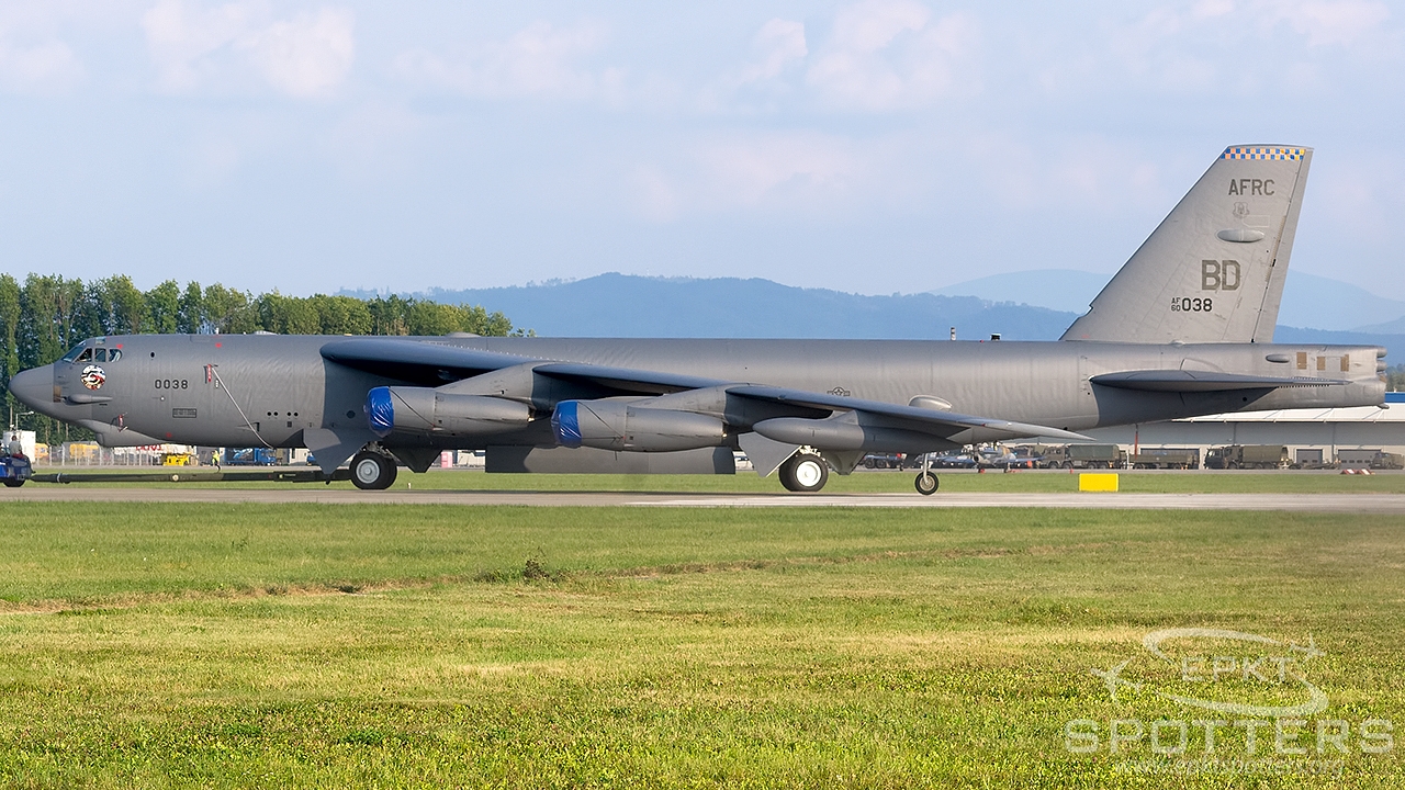 60-0038 - Boeing B-52H Stratofortress (USA - Air Force) / Leos Janacek Airport - Ostrava Czech Republic [LKMT/OSR]