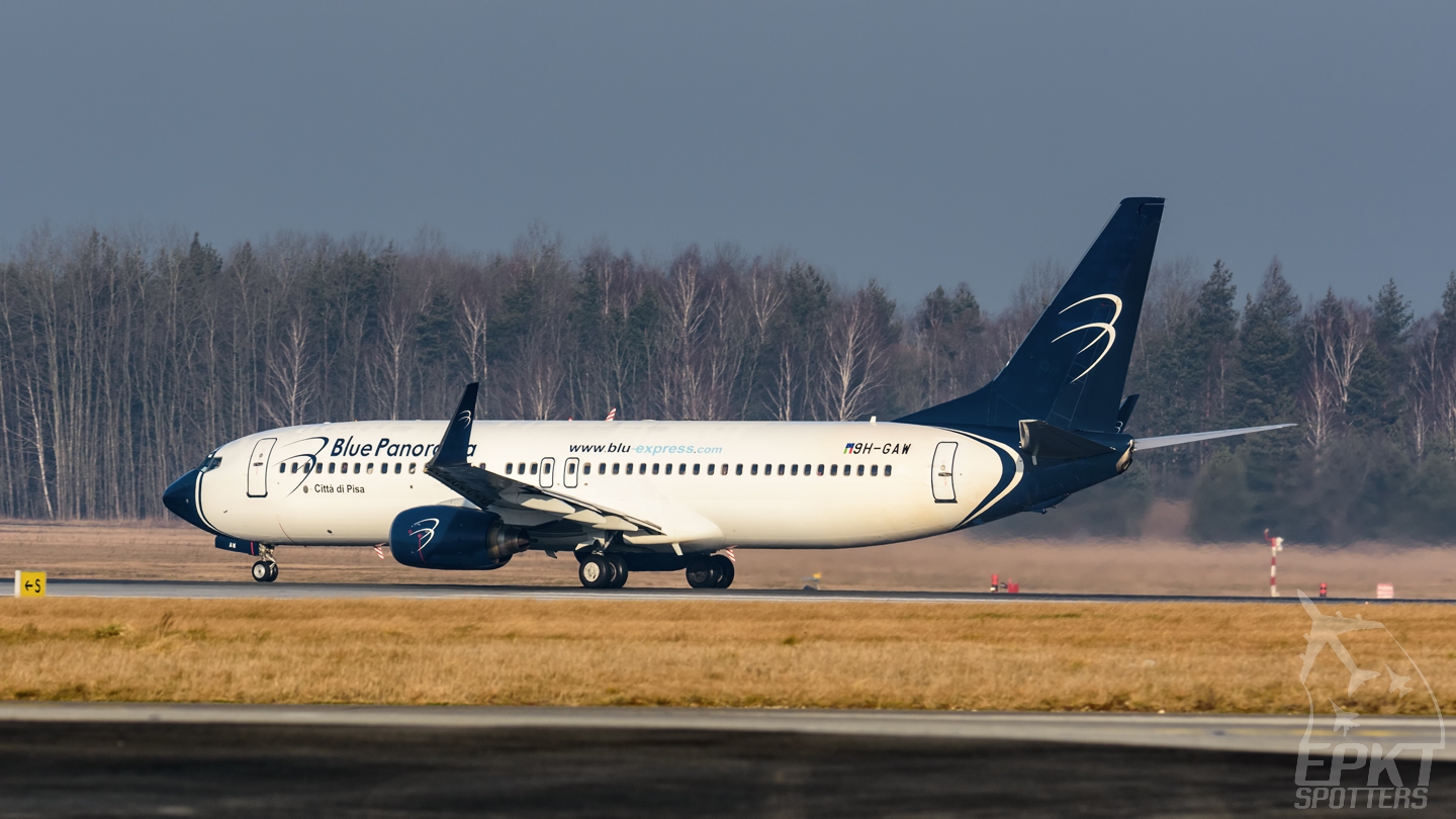 9H-GAW - Boeing 737 900 (Blue Panorama Airlines) / Pyrzowice - Katowice Poland [EPKT/KTW]