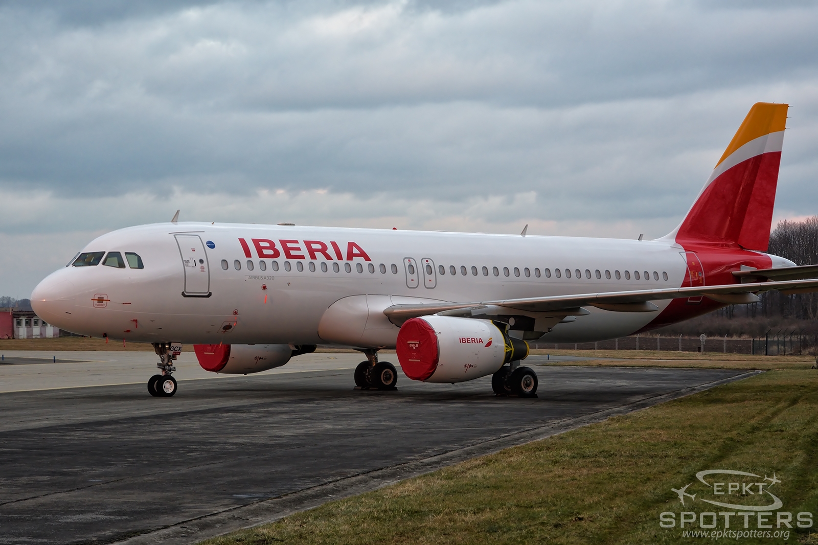 EI-GCX - Airbus A320 -214 (Iberia) / Leos Janacek Airport - Ostrava Czech Republic [LKMT/OSR]