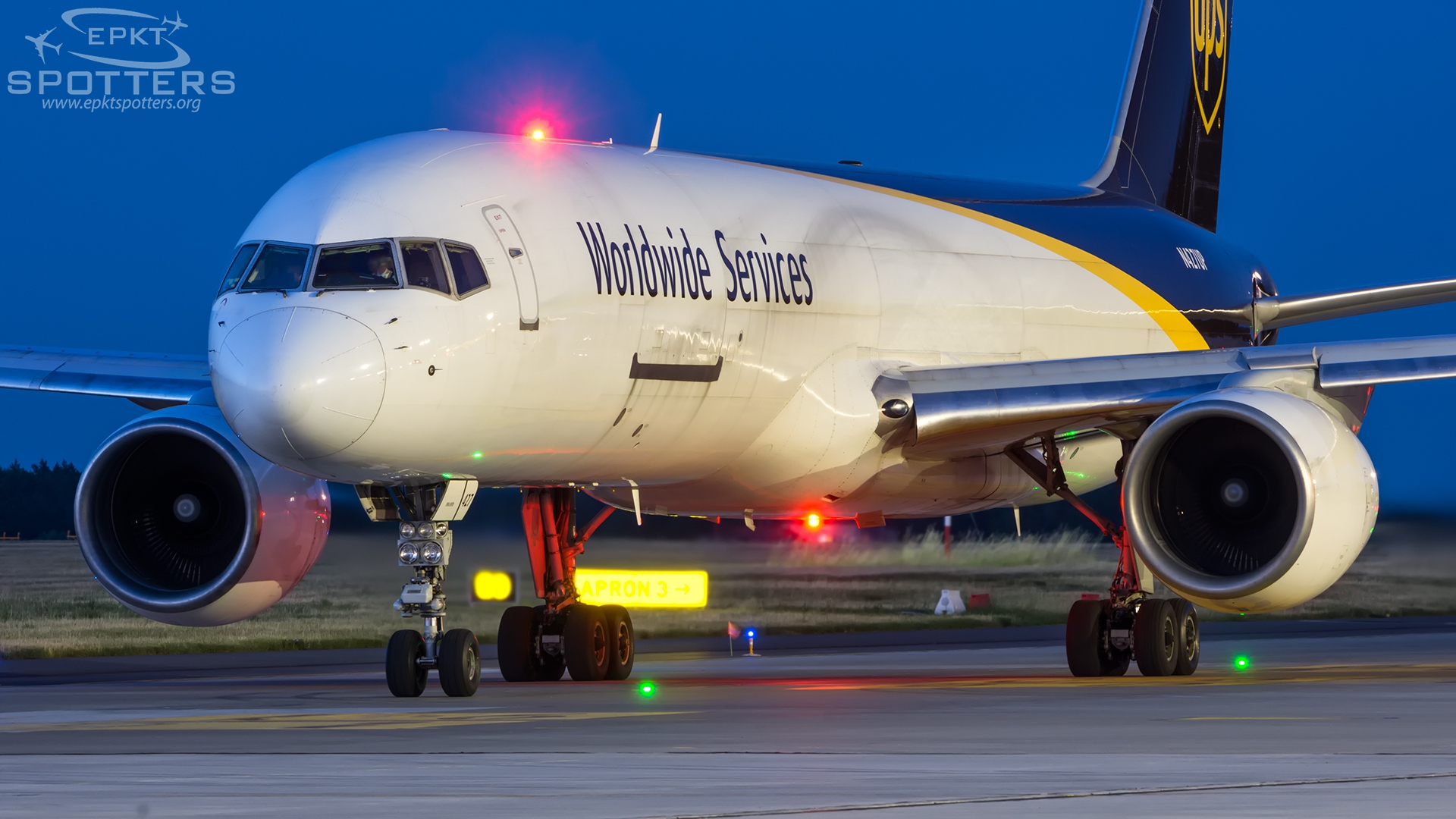 N427UP - Boeing 757 -24A(PF) (United Parcel Service (UPS)) / Pyrzowice - Katowice Poland [EPKT/KTW]