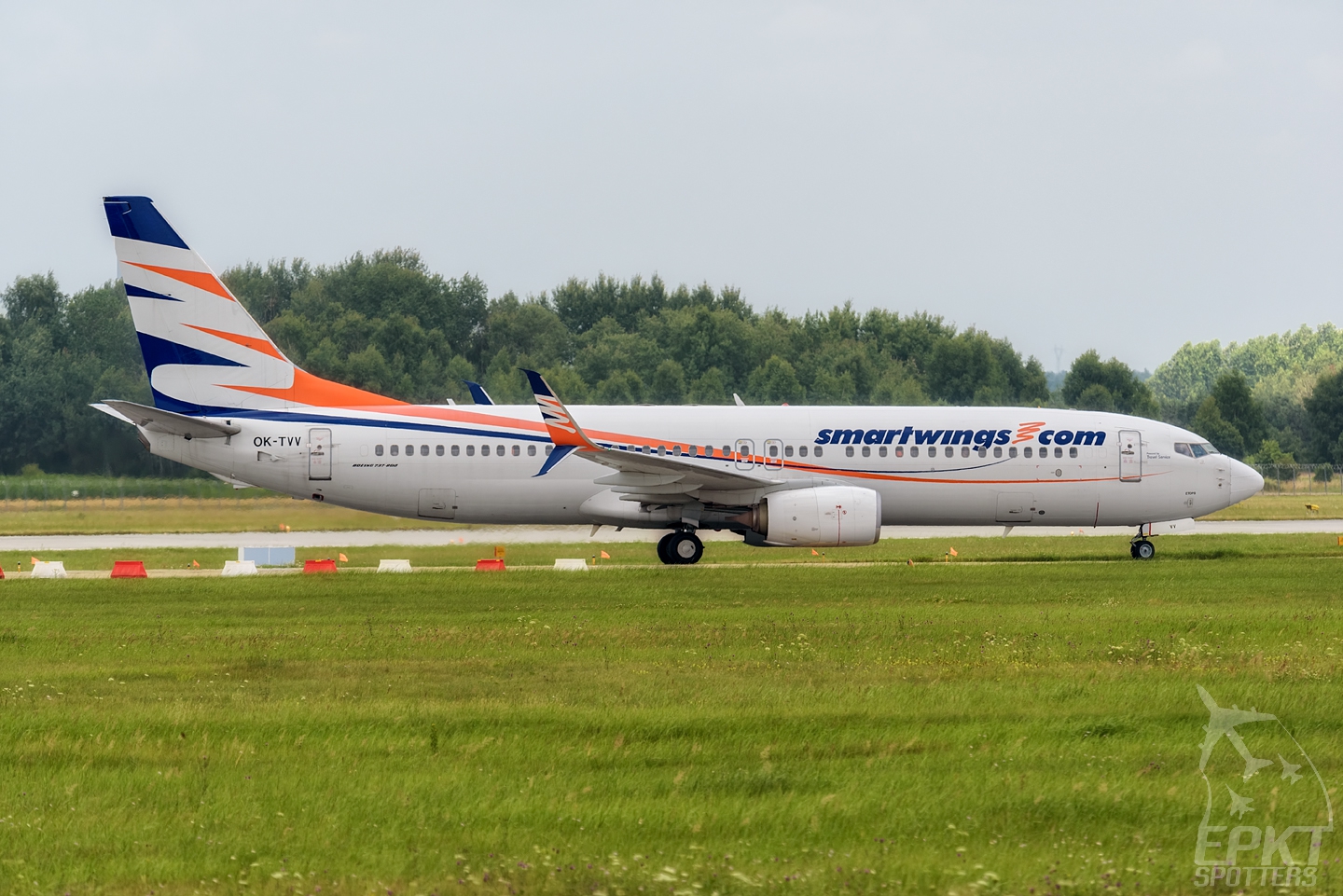 OK-TVV - Boeing 737 -86N (Smart Wings) / Pyrzowice - Katowice Poland [EPKT/KTW]