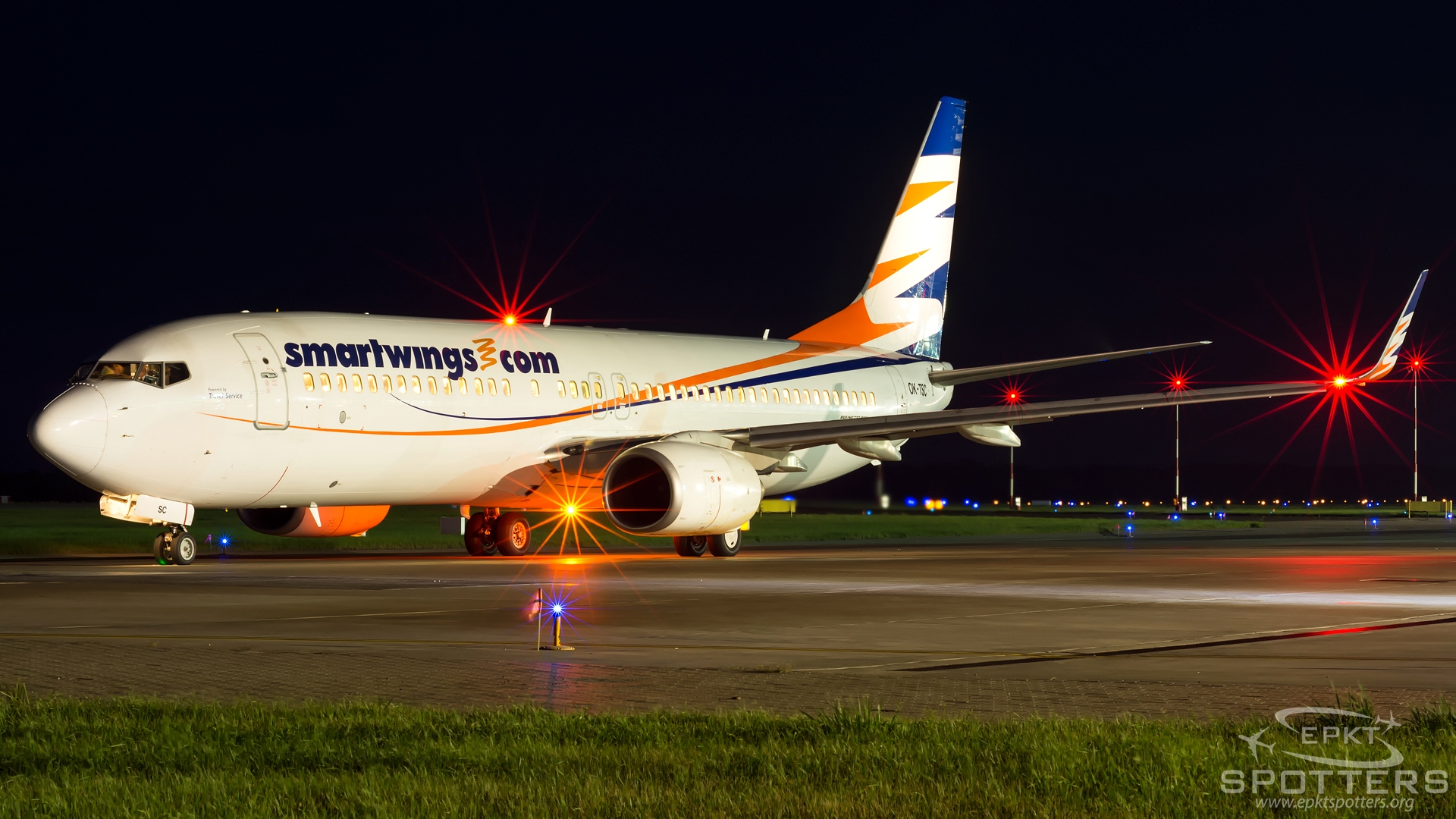 OK-TSC - Boeing 737 -8FH (Smart Wings) / Pyrzowice - Katowice Poland [EPKT/KTW]