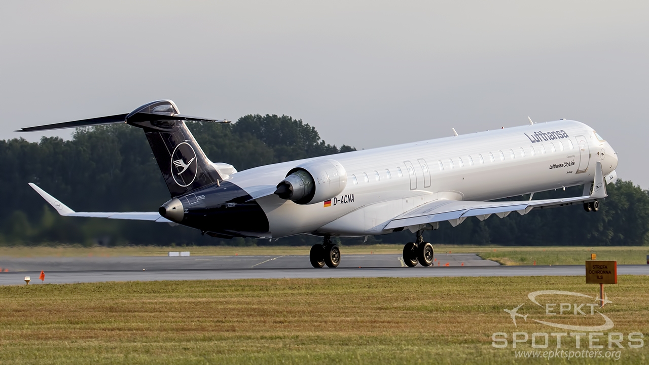 D-ACNA - Bombardier CRJ -900 NextGen (Lufthansa Regional (CityLine)) / Pyrzowice - Katowice Poland [EPKT/KTW]