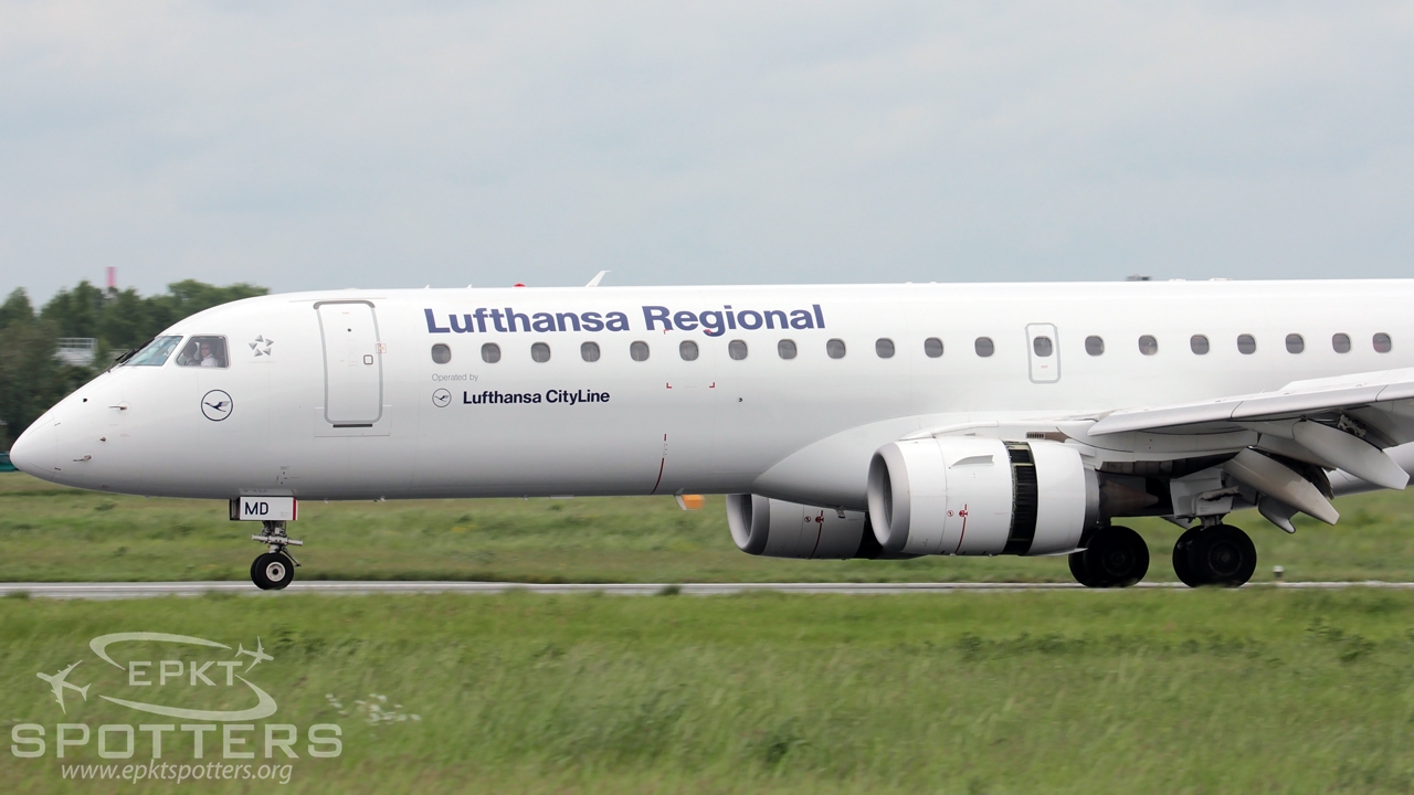D-AEMD - Embraer 190 -200LR (Lufthansa CityLine) / Chopin / Okecie - Warsaw Poland [EPWA/WAW]