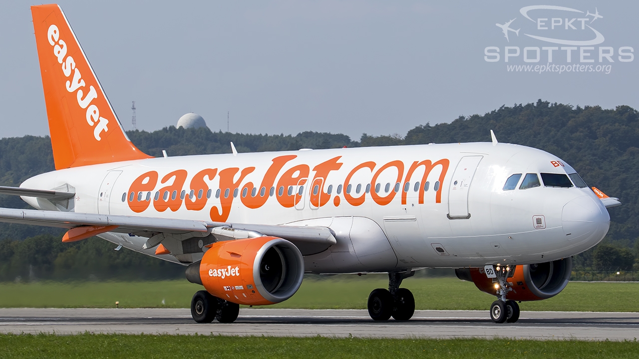 G-EZBD - Airbus A319 -111 (easyJet) / Balice - Krakow Poland [EPKK/KRK]