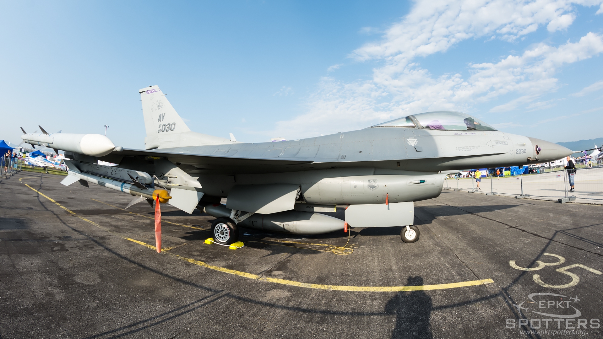 89-2030 - General Dynamics F-16 C Fighting Falcon (United States - US Air Force (USAF)) / Sliac - Sliac Slovakia [LZSL/SLD]