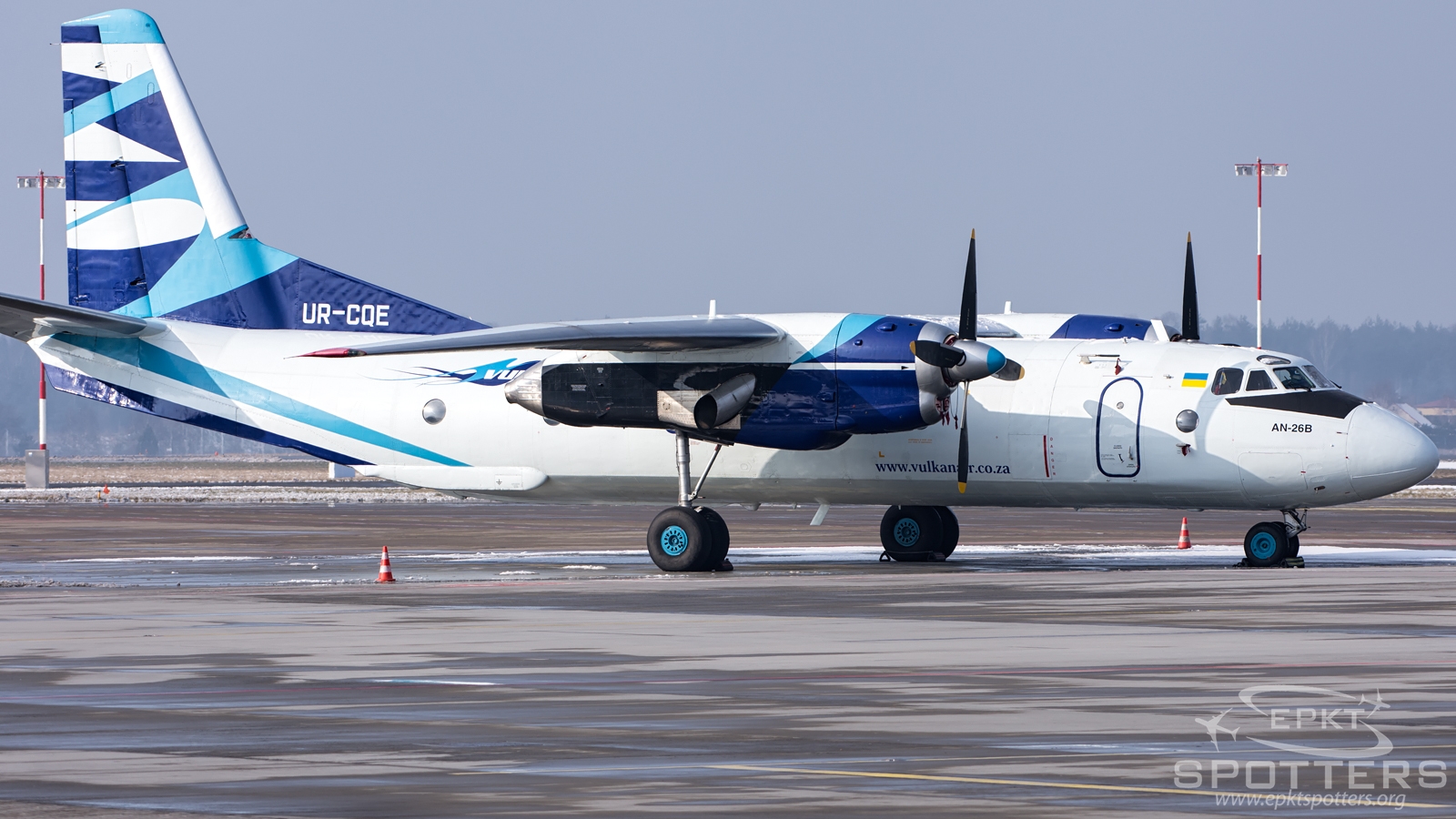 UR-CQE - Antonov 26 26B (Vulkan Air) / Pyrzowice - Katowice Poland [EPKT/KTW]