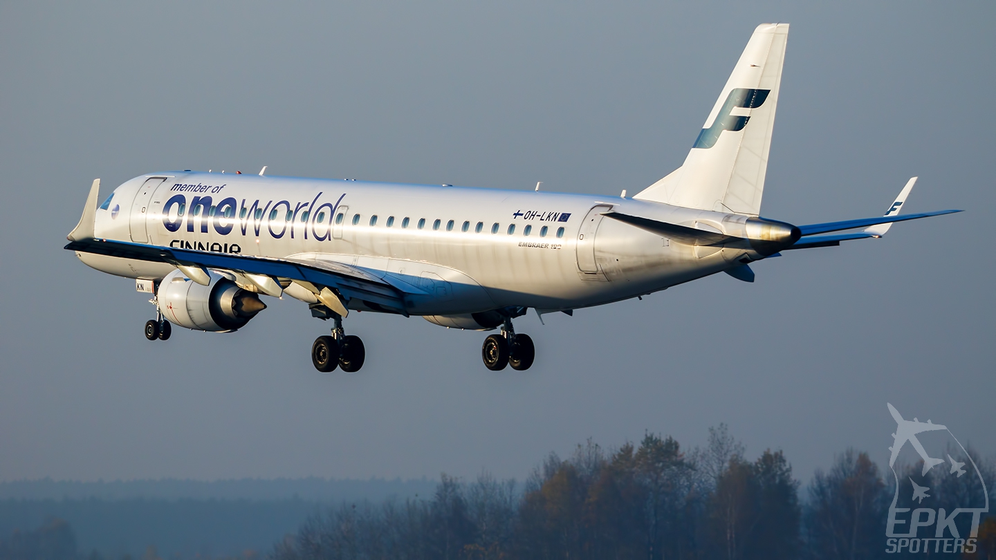 OH-LKN - Embraer 190 -100LR (Finnair) / Pyrzowice - Katowice Poland [EPKT/KTW]