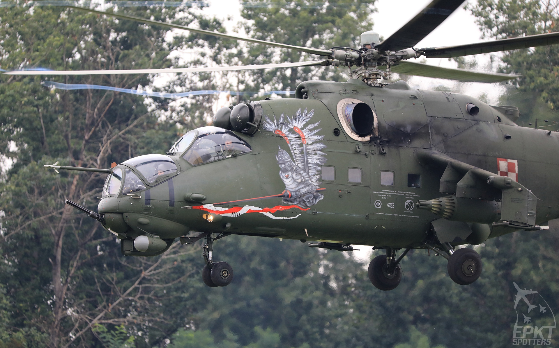741 - Mil Mi-24 V Hind E (Poland - Army) / Muchowiec - Katowice Poland [EPKM/]