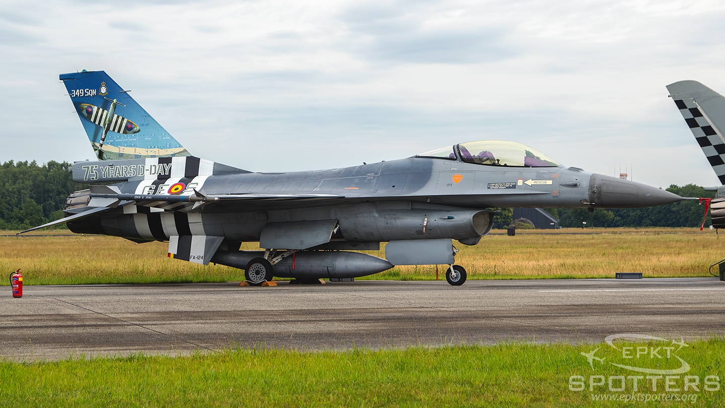 FA-124 - General Dynamics F-16 AM  Fighting Falcon (Belgium - Air Force) / Volkel Ab - Volkel Netherlands [EHVK/UDE]