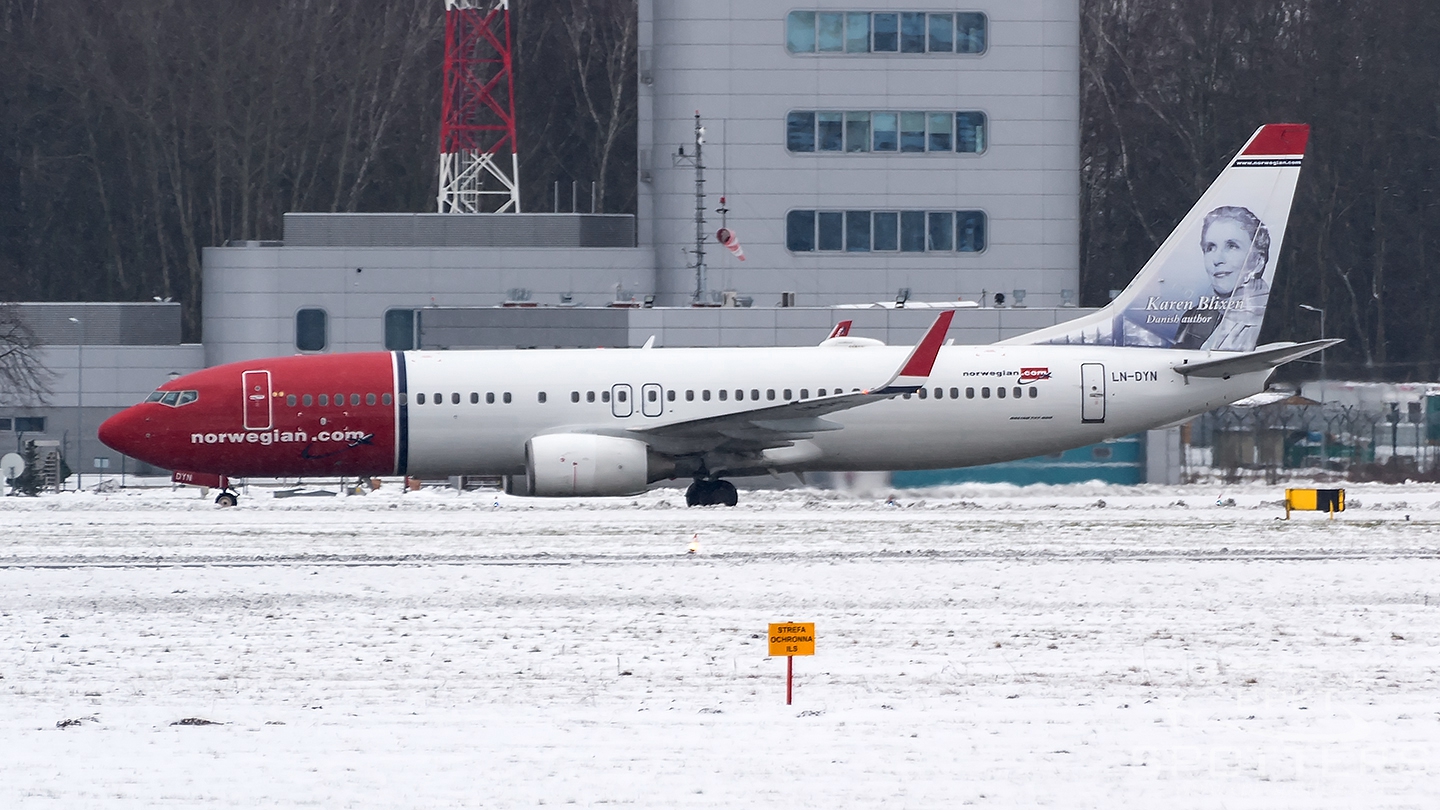 LN-DYN - Boeing 737 -8JP (Norwegian Air Shuttle) / Balice - Krakow Poland [EPKK/KRK]