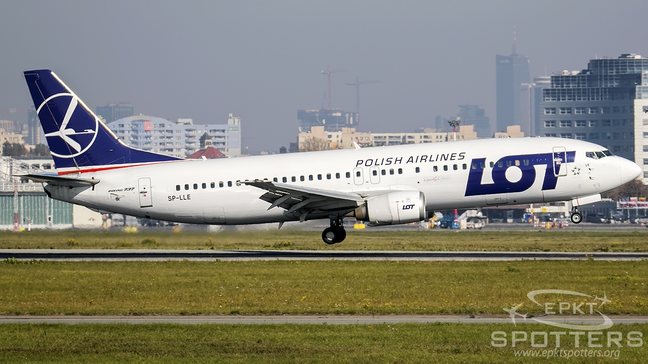 SP-LLE - Boeing 737 -45D (LOT - Polish Airlines) / Chopin / Okecie - Warsaw Poland [EPWA/WAW]