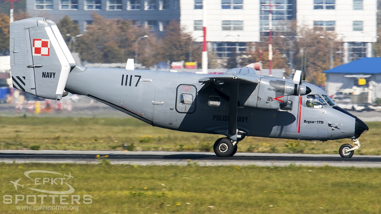 1117 - PZL-Mielec M-28 B1TD Bryza (Poland - Navy) / Chopin / Okecie - Warsaw Poland [EPWA/WAW]