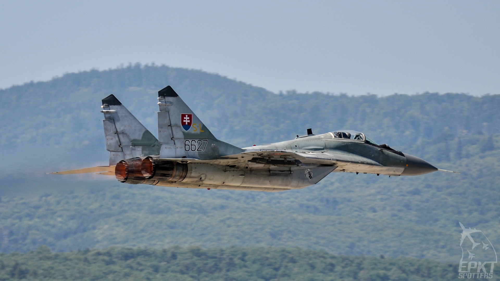6627 - Mikoyan Gurevich MiG-29 AS Fulcrum (Slovakia - Air Force) / Sliac - Sliac Slovakia [LZSL/SLD]