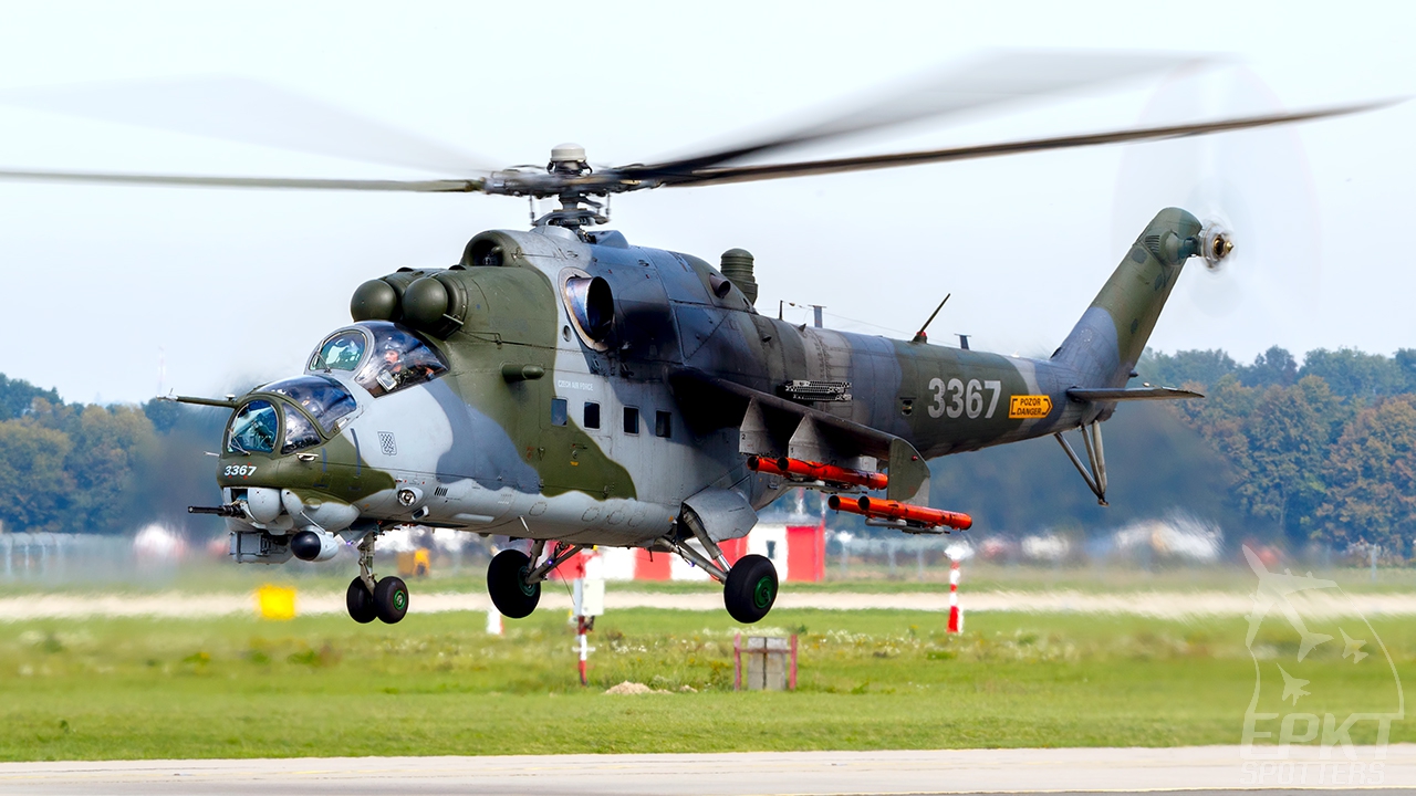 3367 - Mil Mi-24 V Hind E (Czech Republic - Air Force) / Leos Janacek Airport - Ostrava Czech Republic [LKMT/OSR]
