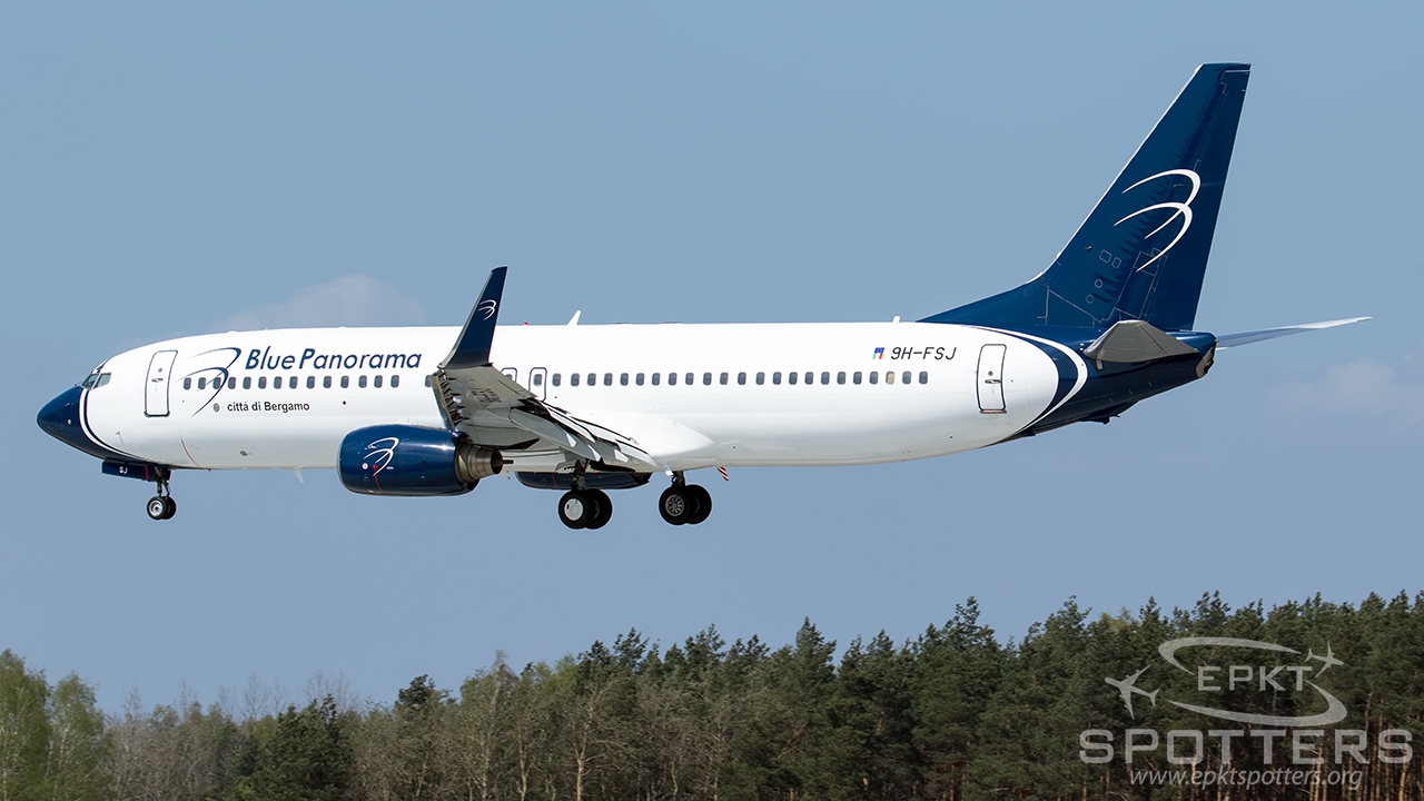 9H-FSJ - Boeing 737 -86N (Blue Panorama Airlines) / Pyrzowice - Katowice Poland [EPKT/KTW]