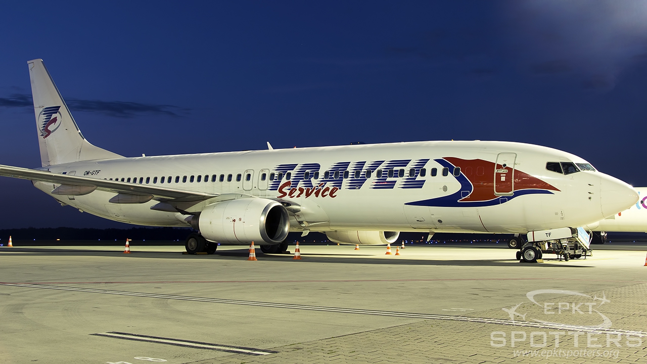 OM-GTF - Boeing 737 -86J (Travel Service (Go2Sky)) / Pyrzowice - Katowice Poland [EPKT/KTW]