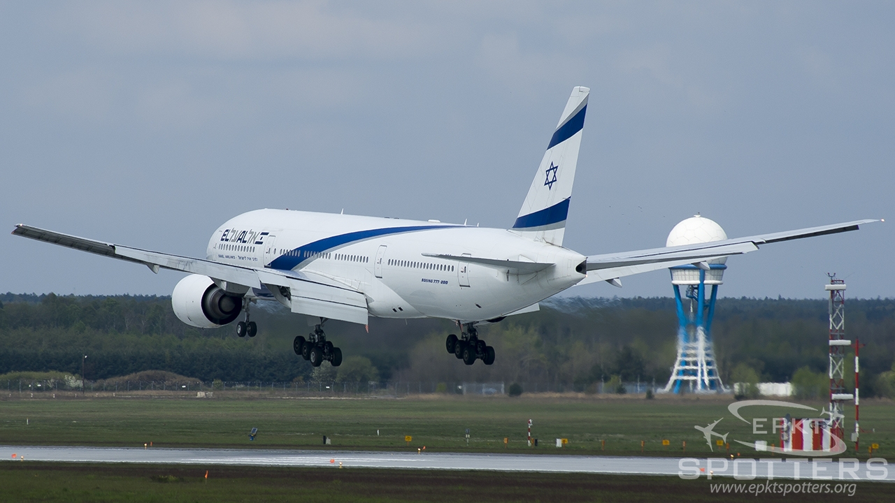 4X-ECF - Boeing 777 -258(ER) (El Al Israel Airlines) / Pyrzowice - Katowice Poland [EPKT/KTW]