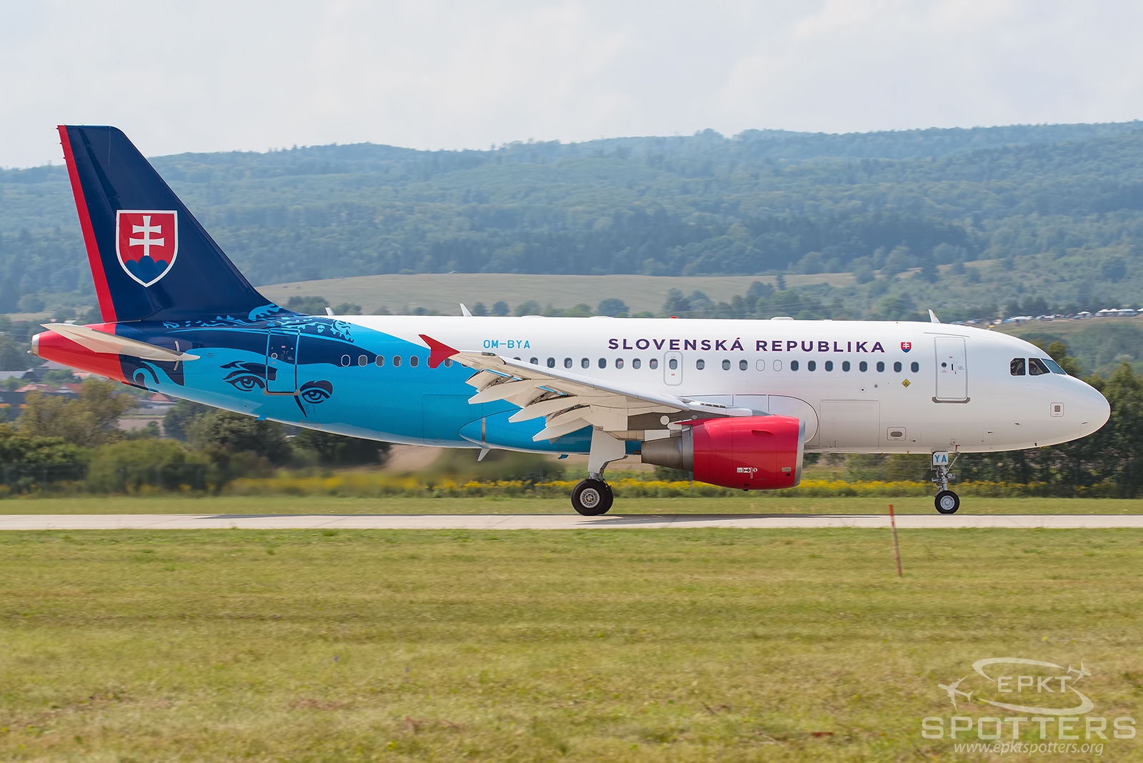 OM-BYA - Airbus A319 -115(CJ) (Slovakia - Government Flying Service) / Sliac - Sliac Slovakia [LZSL/SLD]