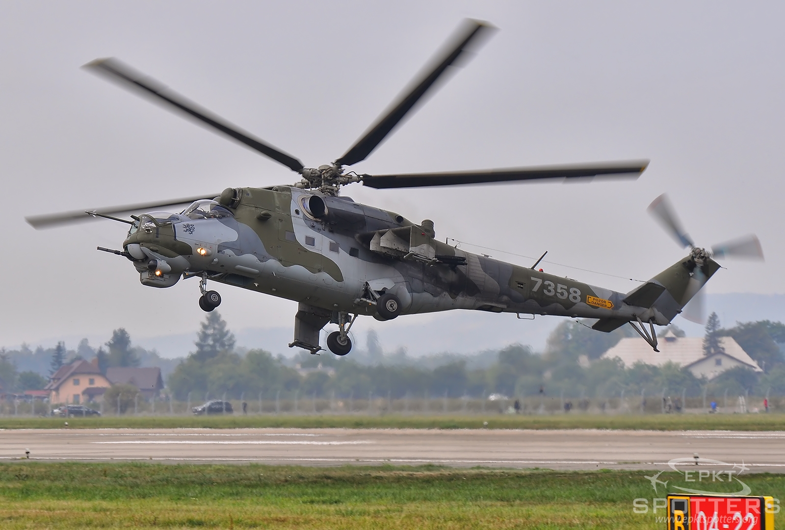 7358 - Mil Mi-24 V Hind (Czech Republic - Air Force) / Leos Janacek Airport - Ostrava Czech Republic [LKMT/OSR]