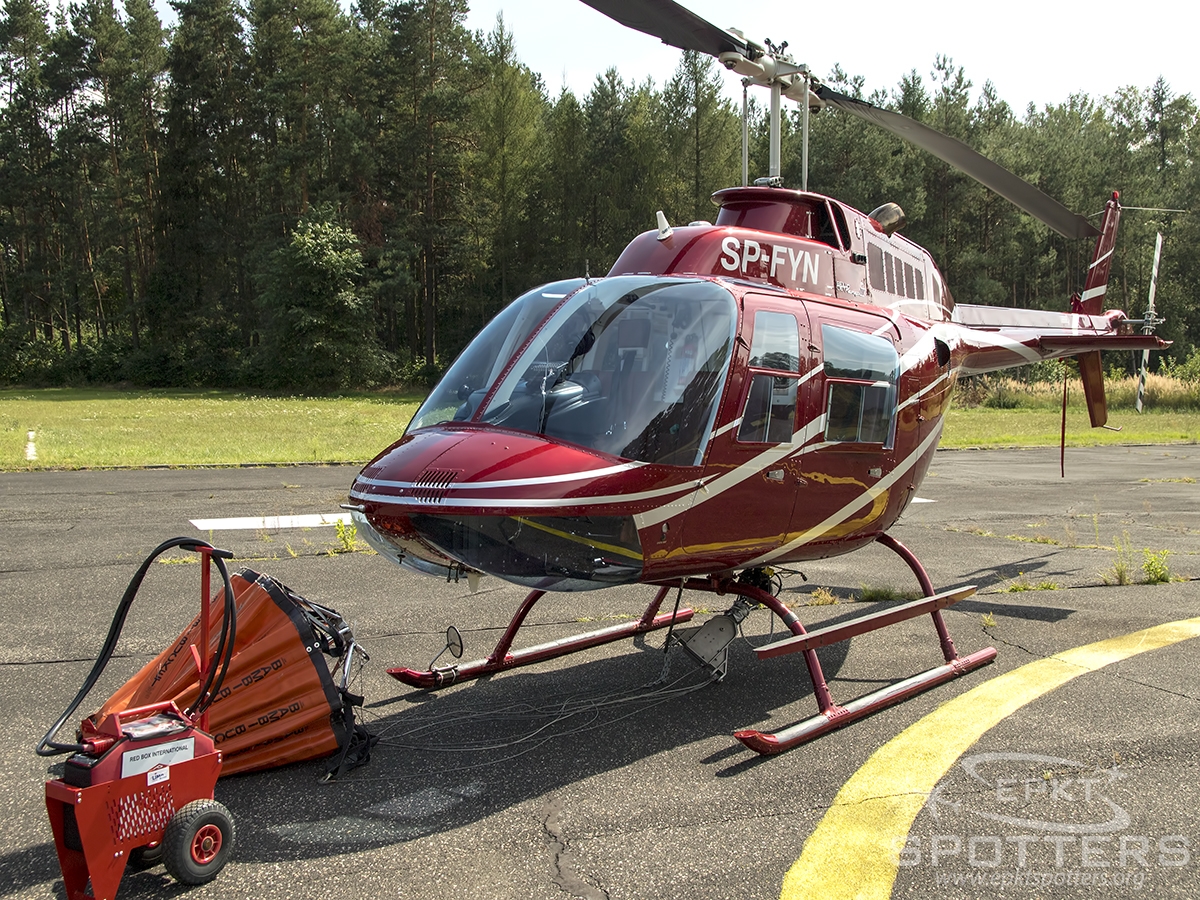 SP-FYN - Bell 206 B Jet Ranger III (Private) / Other location - Brynek Poland [/]