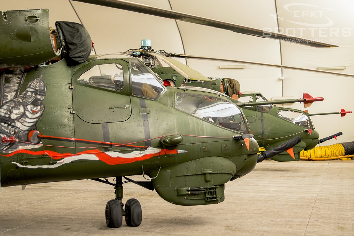 741 - Mil Mi-24 V Hind E (Poland - Army) / Inowroclaw Military Air Base - Inowrocław Poland [EPIR/]
