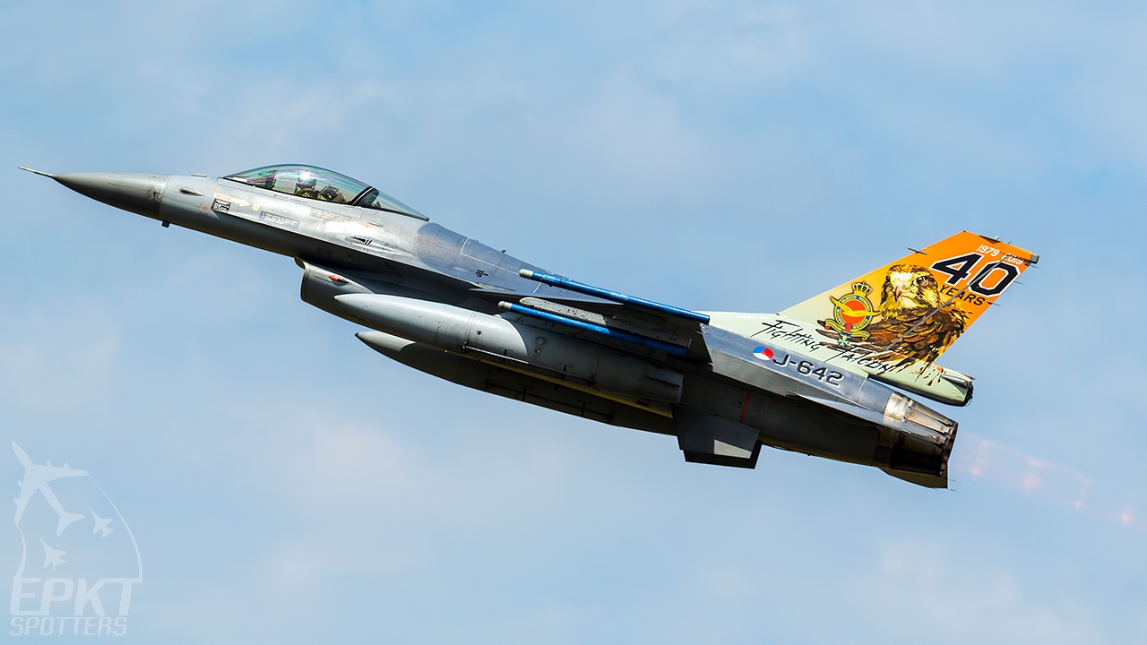J-642 - General Dynamics F-16AM Fighting Falcon (Netherlands - Royal Air Force) / Volkel Ab - Volkel Netherlands [EHVK/UDE]