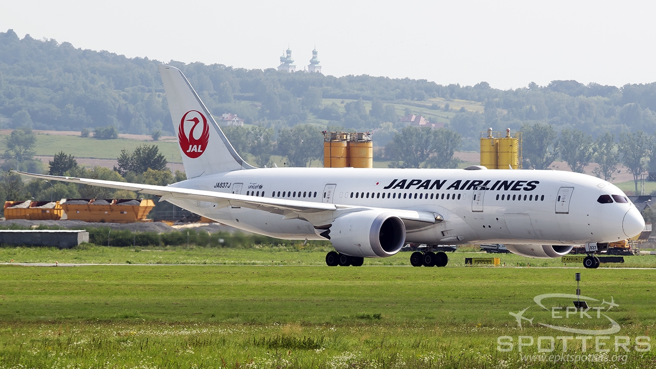 JA837J - Boeing 787 -8 Dreamliner (Japan Airlines) / Balice - Krakow Poland [EPKK/KRK]