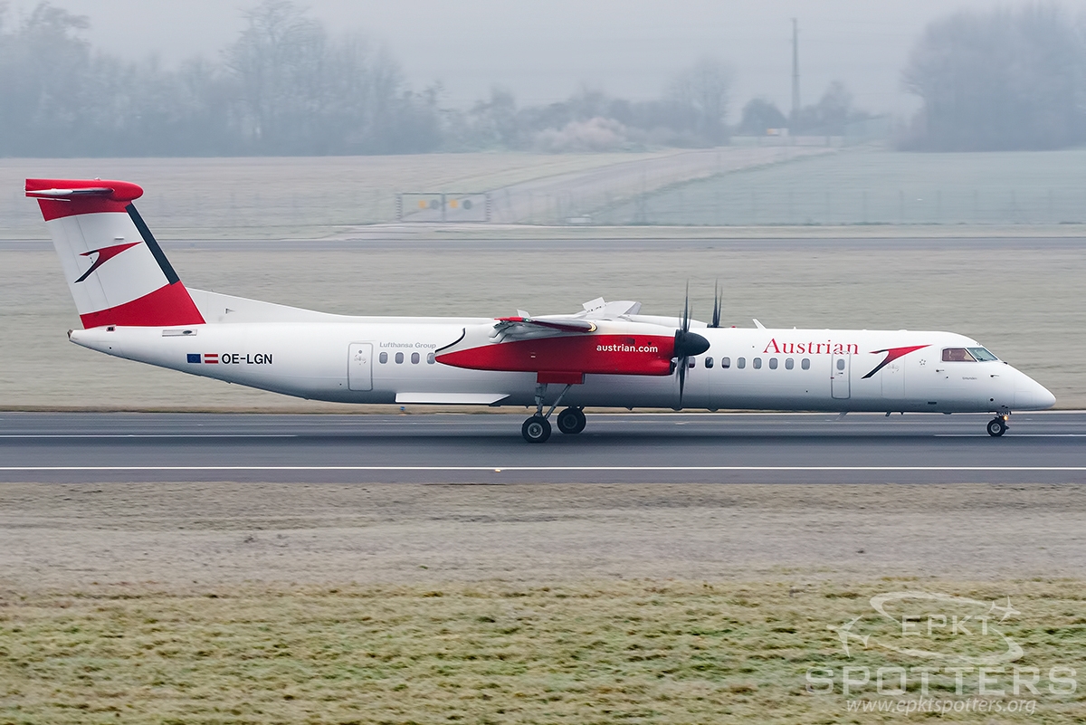 OE-LGN - Bombardier Dash 8 -Q402 (Austrian arrows (Tyrolean Airways)) / Schwechat - Vienna Austria [LOWW/VIE]