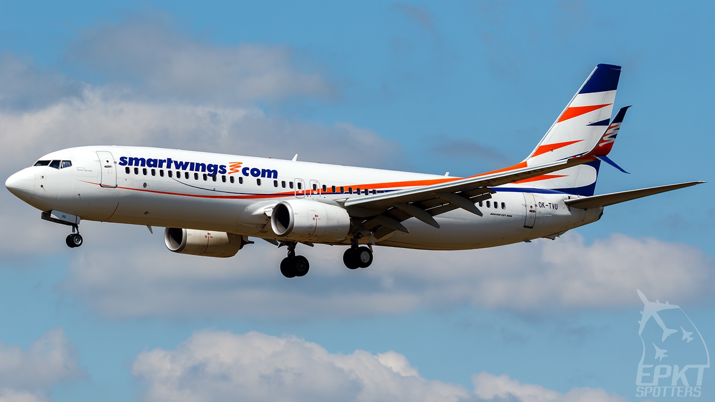 OK-TVU - Boeing 737 -86N (Travel Service Airline) / Pyrzowice - Katowice Poland [EPKT/KTW]