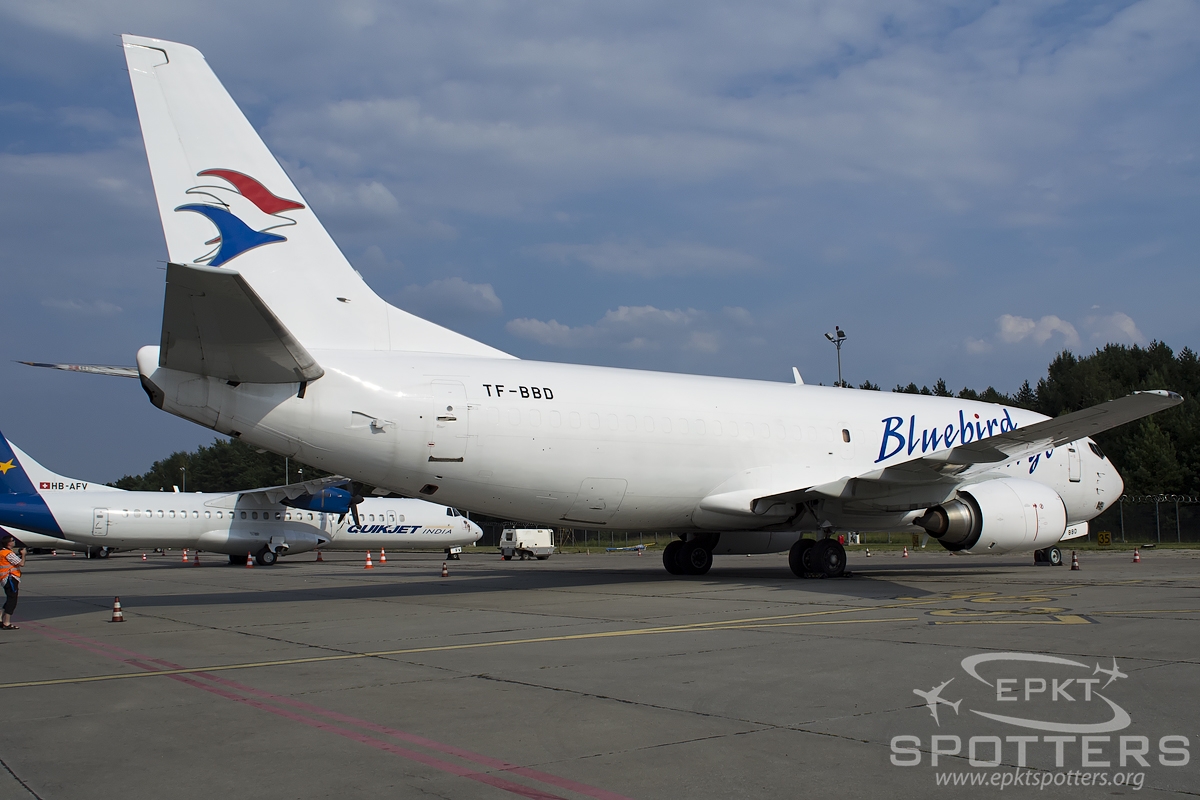 TF-BBD - Boeing 737 -3Y0(SF) (Bluebird Cargo) / Pyrzowice - Katowice Poland [EPKT/KTW]