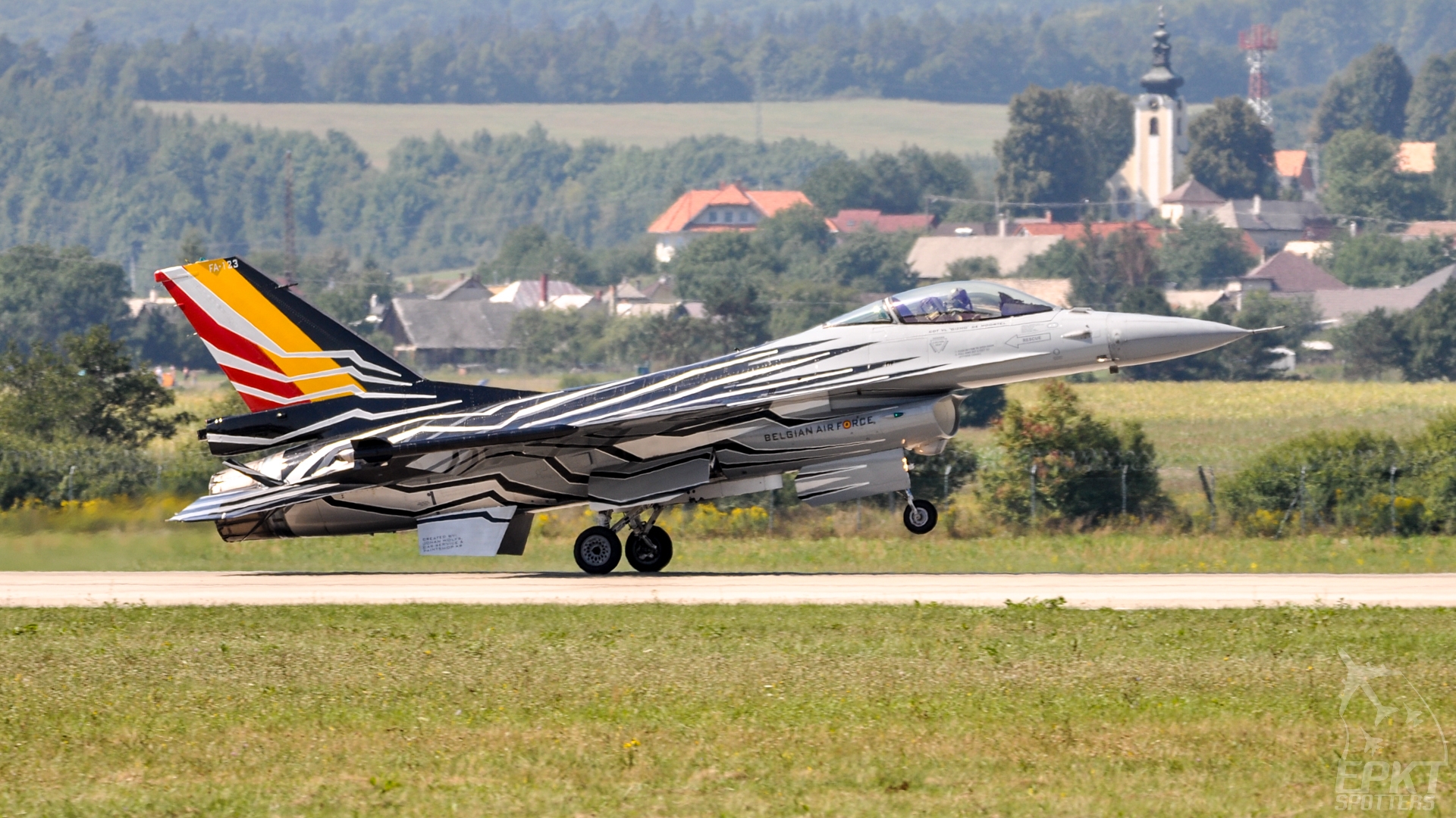 FA-123 - General Dynamics (SABCA) F-16 AM Fighting Falcon (Belgium - Air Force) / Sliac - Sliac Slovakia [LZSL/SLD]