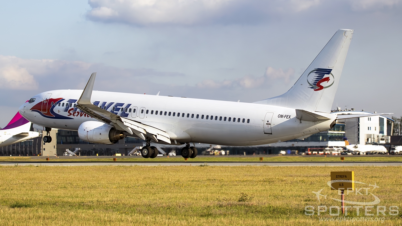 OM-FEX - Boeing 737 -8Q8 (Travel Service) / Pyrzowice - Katowice Poland [EPKT/KTW]