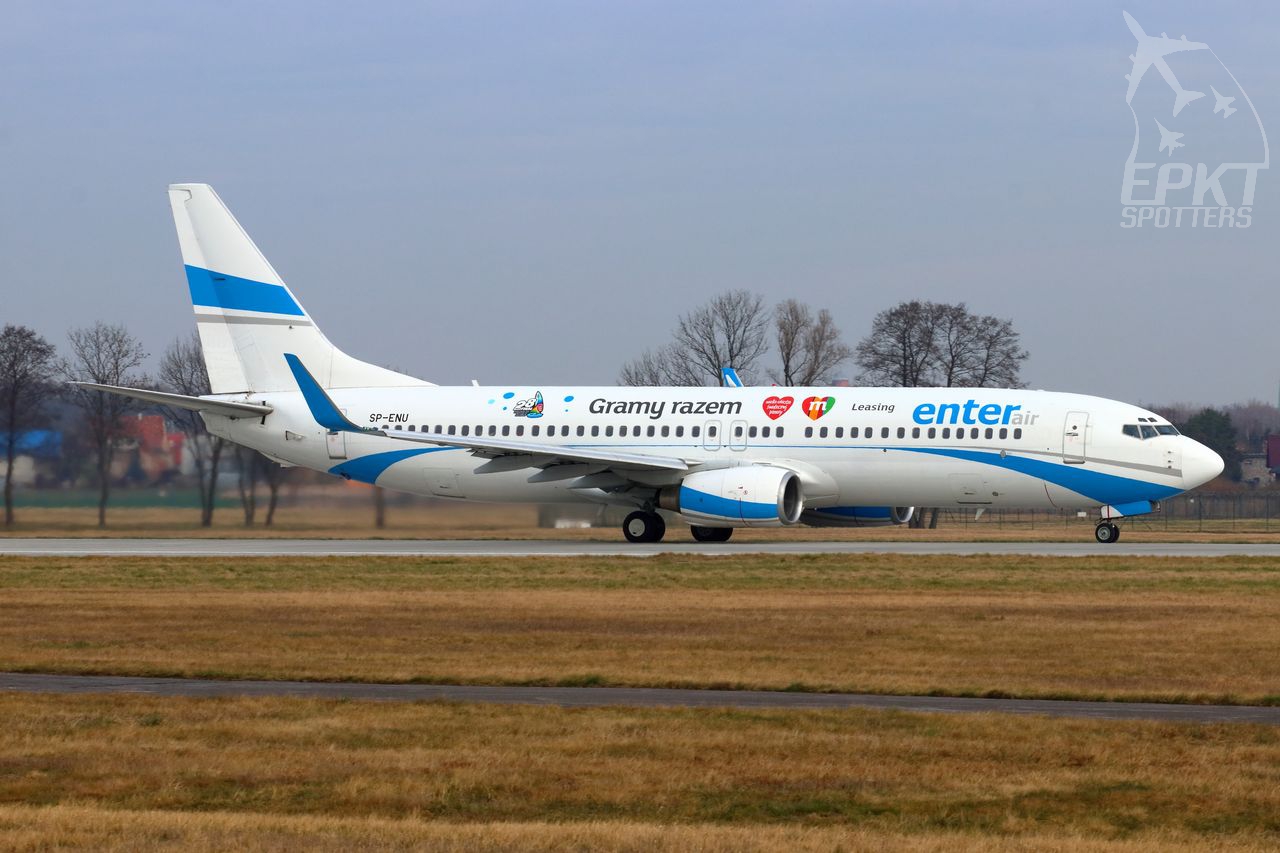 SP-ENU - Boeing 737 -83N(WL) (EnterAir) / Nicolaus Copernicus - Wrocław Poland [EPWR/WRA]