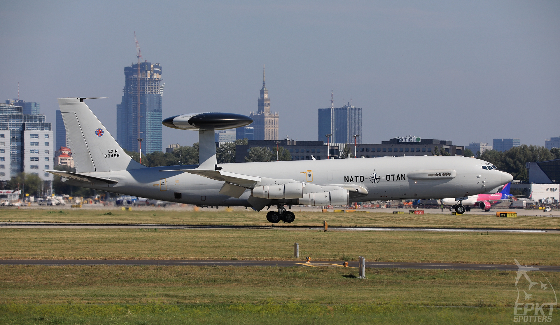 LX-N90456 - Boeing E-3 A Sentry (NATO - Airborne Early Warning Force) / Chopin / Okecie - Warsaw Poland [EPWA/WAW]