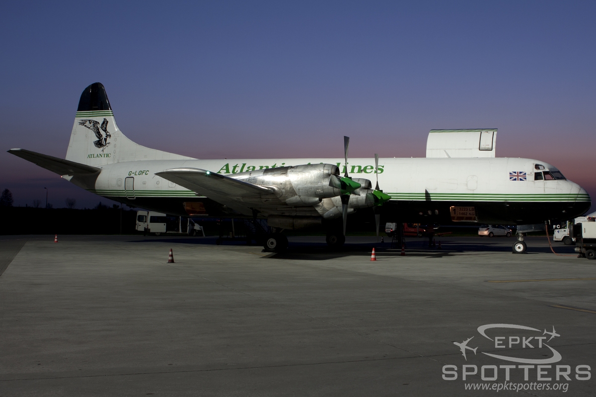 G-LOFC - Lockheed L-188 C Electra (Atlantic Airlines) / Pyrzowice - Katowice Poland [EPKT/KTW]