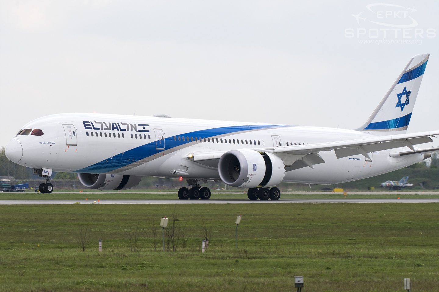 4X-EDH - Boeing 787 -9 Dreamliner (El Al Israel Airlines) / Pyrzowice - Katowice Poland [EPKT/KTW]