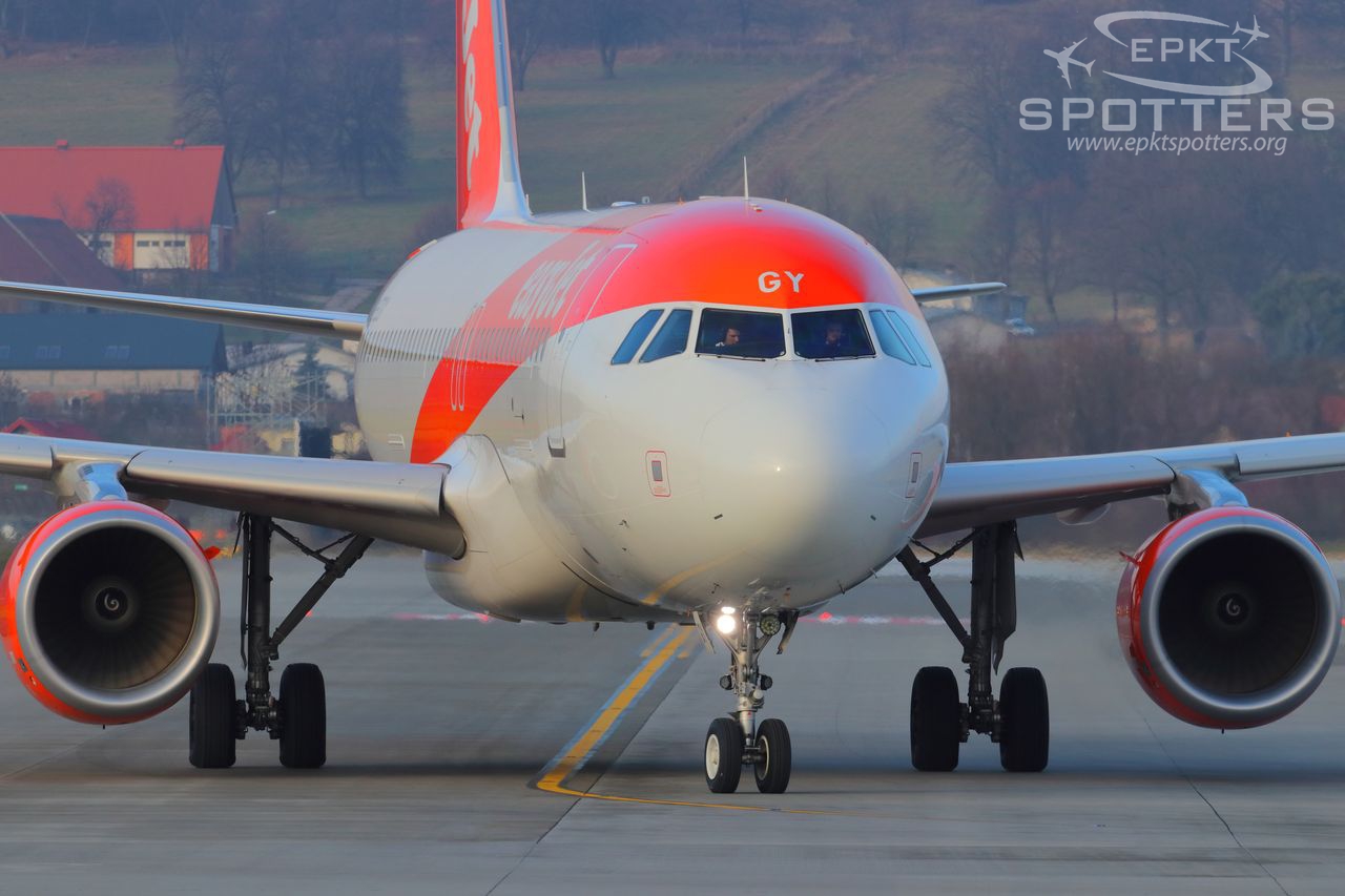 G-EZGY - Airbus A320 -214(WL) (easyJet) / Balice - Krakow Poland [EPKK/KRK]