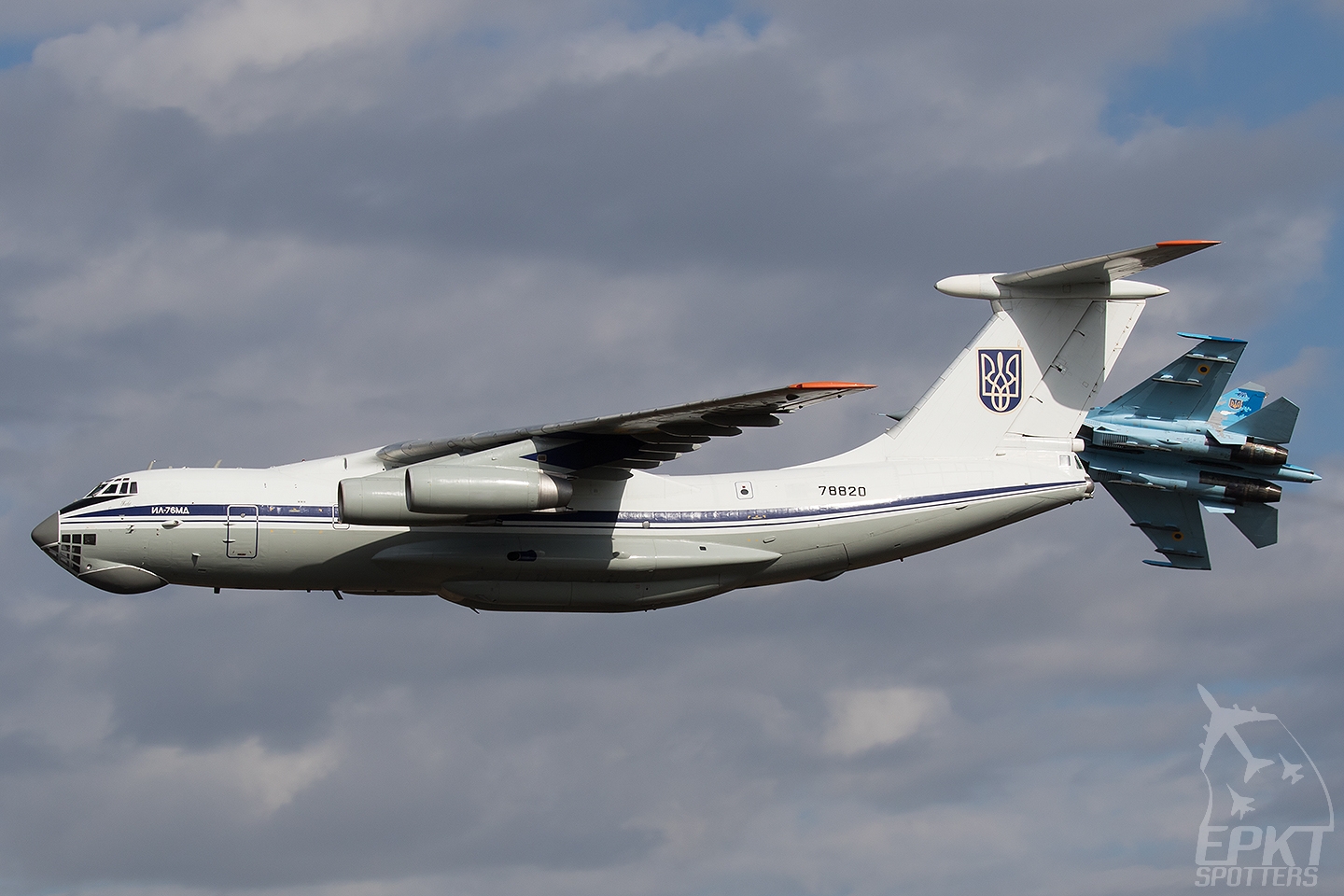 UR-78820 - Ilyushin Il-76 MD (Ukraine - Air Force) / Kleine Brogel Air Base - Kleine Brogel Belgium [EBBL/]