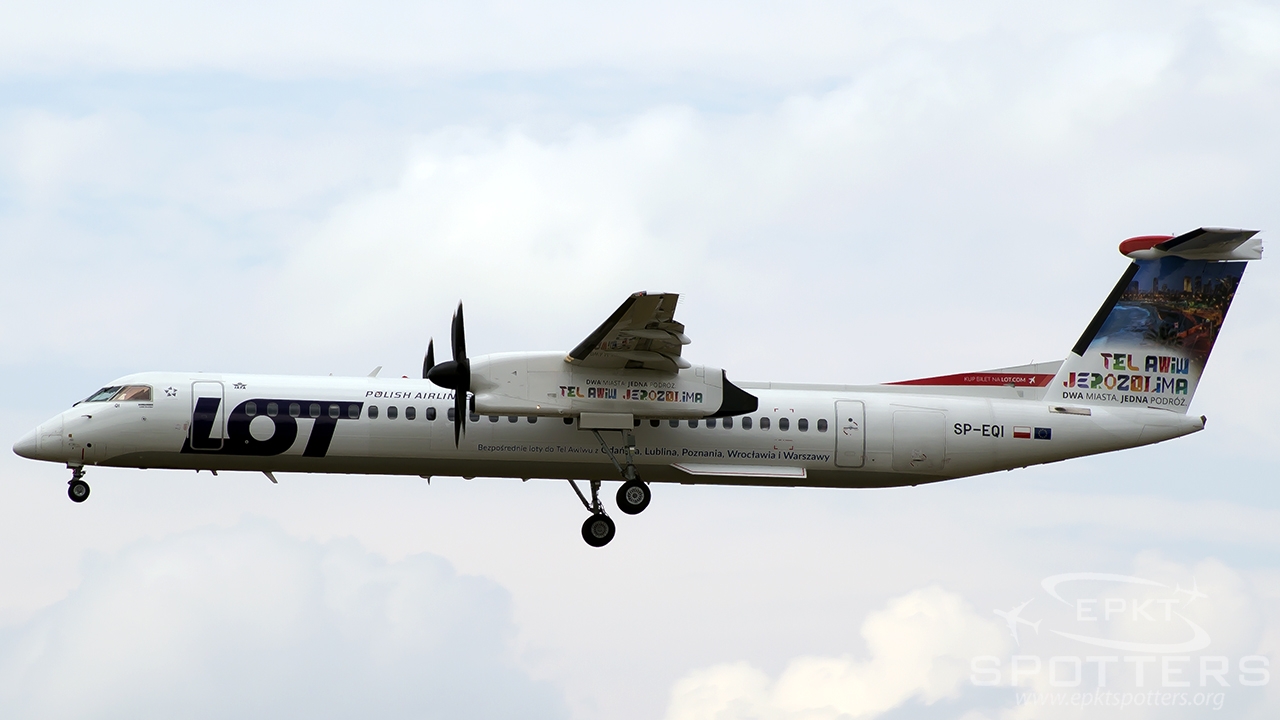 SP-EQI - Bombardier Dash 8 -Q402NextGen (LOT) / Pyrzowice - Katowice Poland [EPKT/KTW]