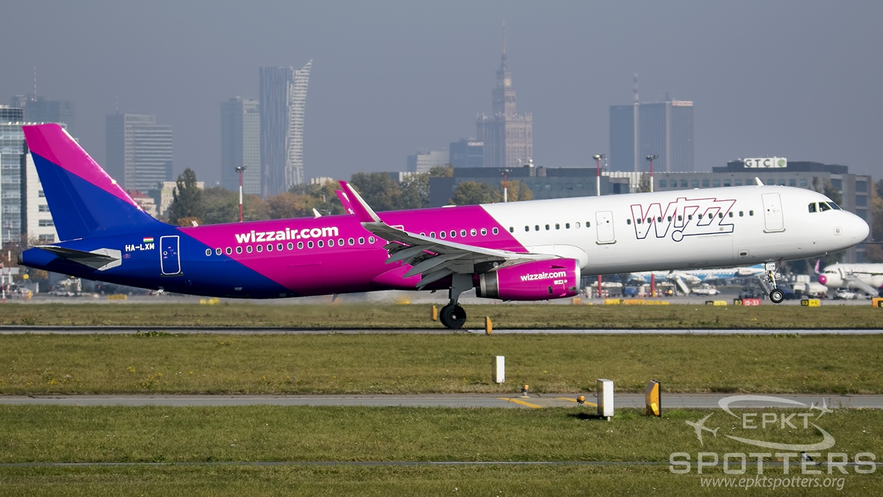 HA-LXM - Airbus A321 -231 (Wizz Air) / Chopin / Okecie - Warsaw Poland [EPWA/WAW]