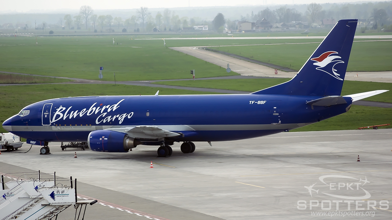 TF-BBF - Boeing 737 -36E(SF) (Bluebird Cargo) / Pyrzowice - Katowice Poland [EPKT/KTW]