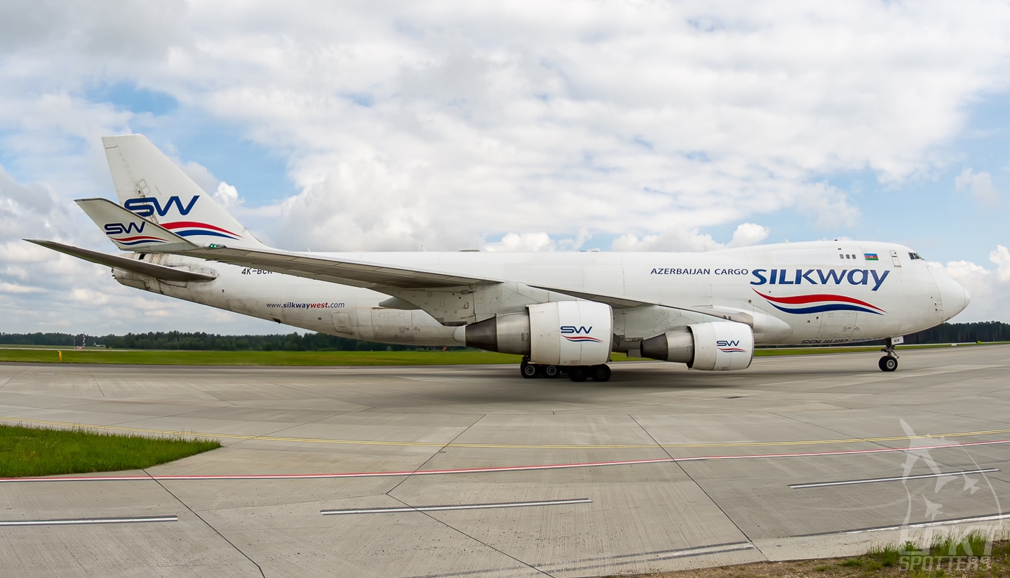 4K-BCR - Boeing 747 -4H6F (Silk Way West Airlines) / Pyrzowice - Katowice Poland [EPKT/KTW]