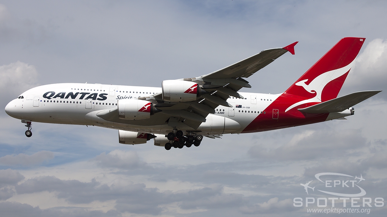 VH-OQB - Airbus A380 -842 (Qantas) / Heathrow - London United Kingdom [EGLL/LHR]