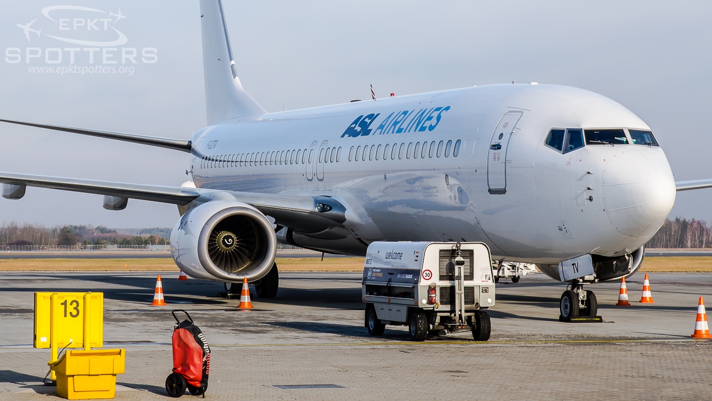 F-GZTV - Boeing 737-8K5(WL)  (ASL Airlines France) / Pyrzowice - Katowice Poland [EPKT/KTW]