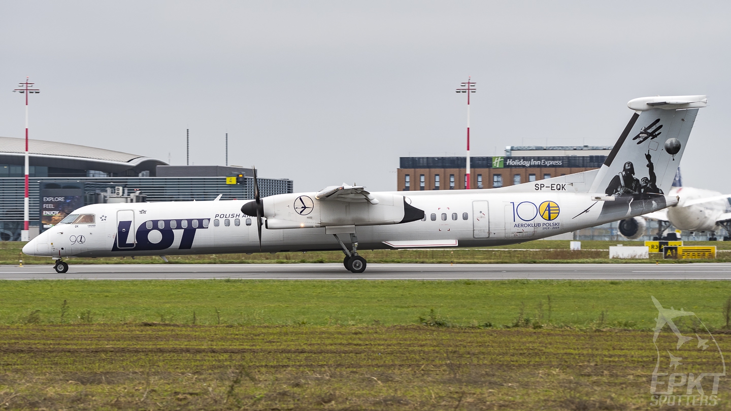 SP-EQK - Bombardier Dash 8 -Q402NextGen (LOT - Polish Airlines) / Jasionka - Rzeszow Poland [EPRZ/RZE]