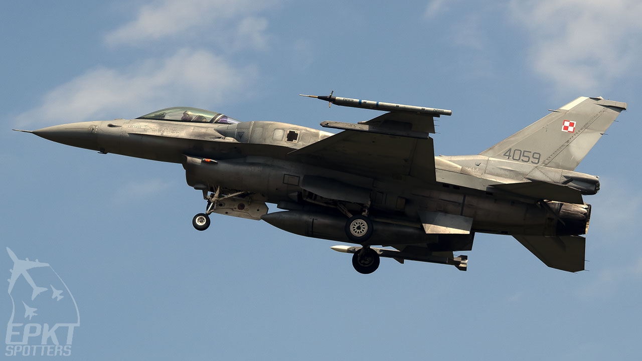 4059 - Lockheed Martin F-16 C Fighting Falcon (Poland - Air Force) / 32 Baza Lotnictwa Taktycznego - Lask Poland [EPLK/]