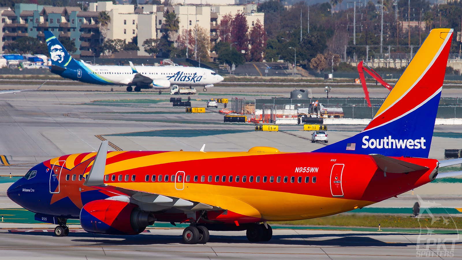 N955WN - Boeing 737 -7H4 (Southwest Airlines) / Los Angeles Intl Airport - Los Angeles United States [KLAX/LAX]