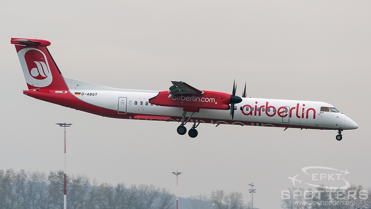 D-ABQT - Bombardier Dash 8 -Q402 (Air Berlin) / Balice - Krakow Poland [EPKK/KRK]